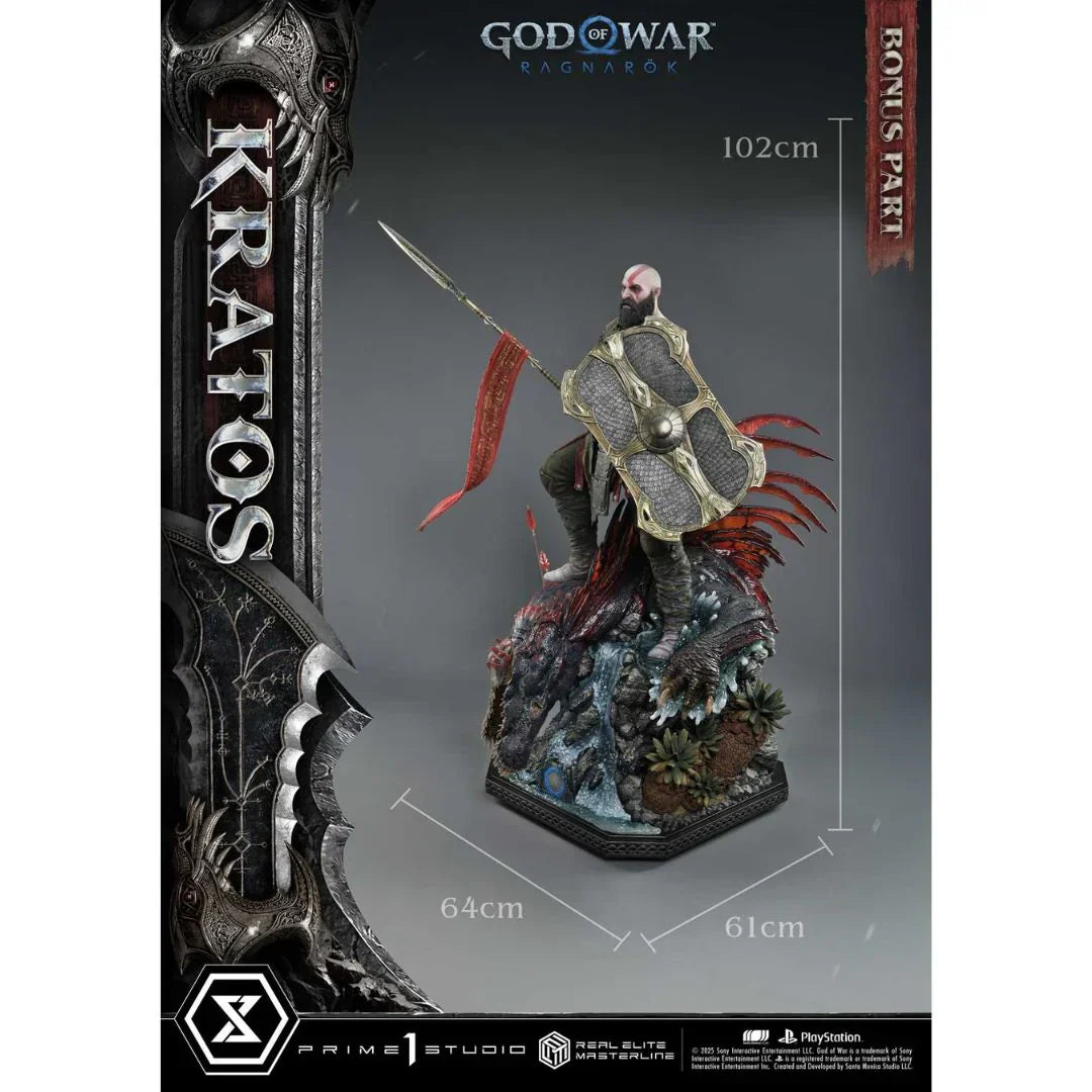 God Of War: Ragnarok Kratos Ultimate Bonus Version Statue By Prime1 Studios