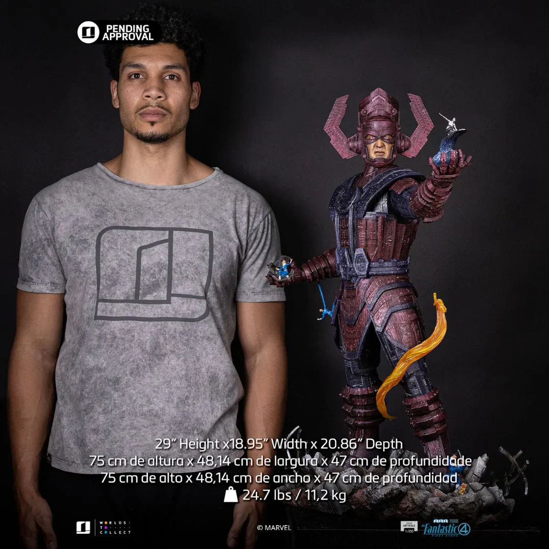 Fantastic Four Galactus Diorama Deluxe Demi Art Statue By Iron Studios