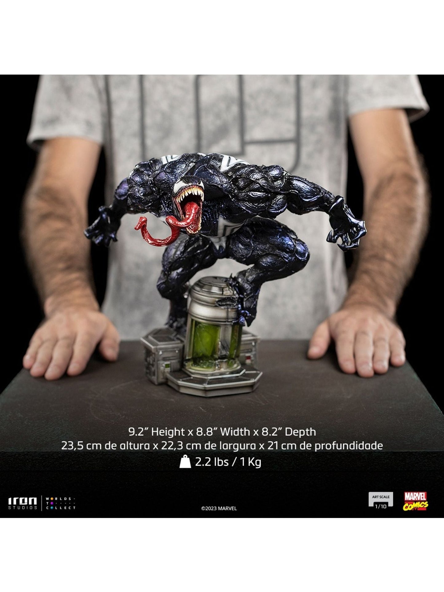 Venom 1/10 Art Scale Limited Edition Statue By Iron Studios