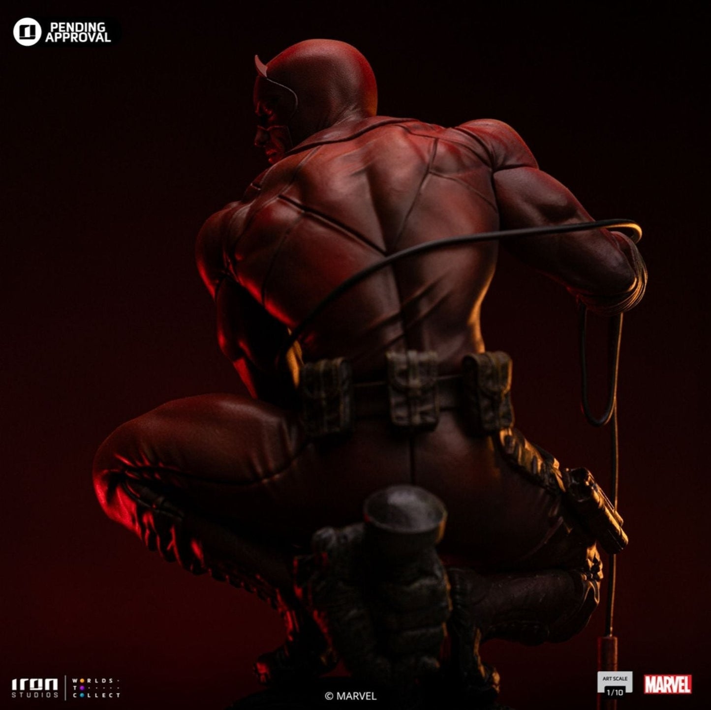 Daredevil Unleashed 1/10 Statue By Iron Studios