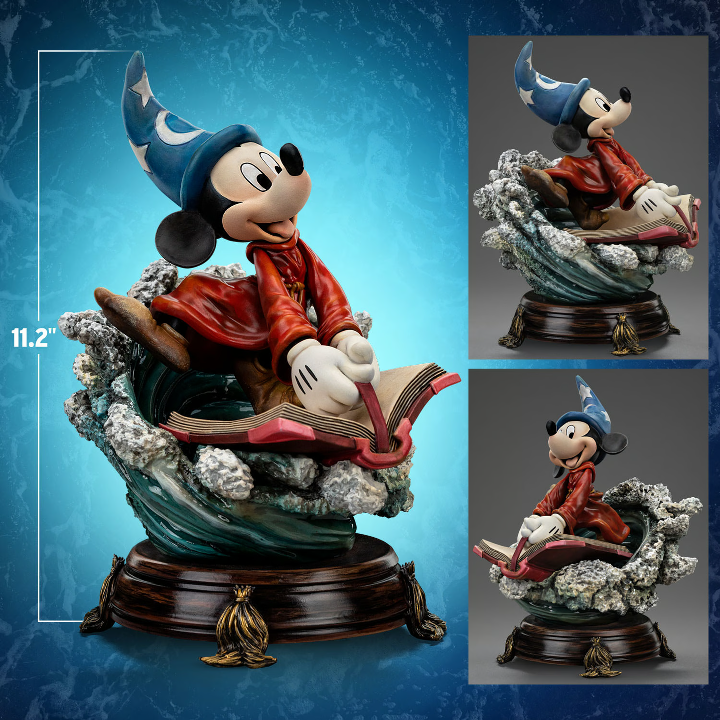 Sorcerer Mickey Deluxe statue by Iron Studios