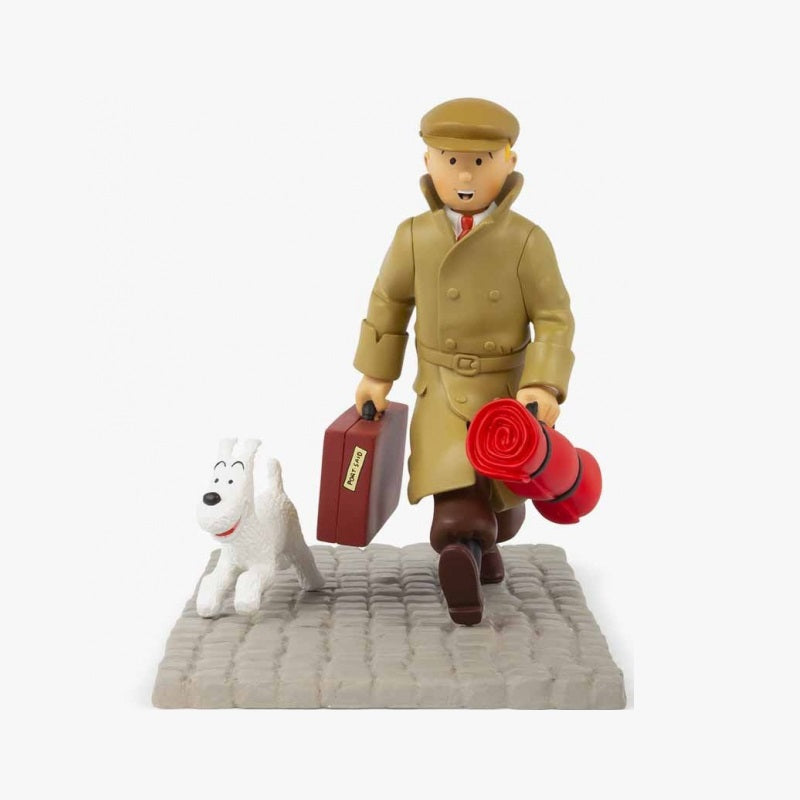 Tintin Resin Collectible Statue - They Are Arriving