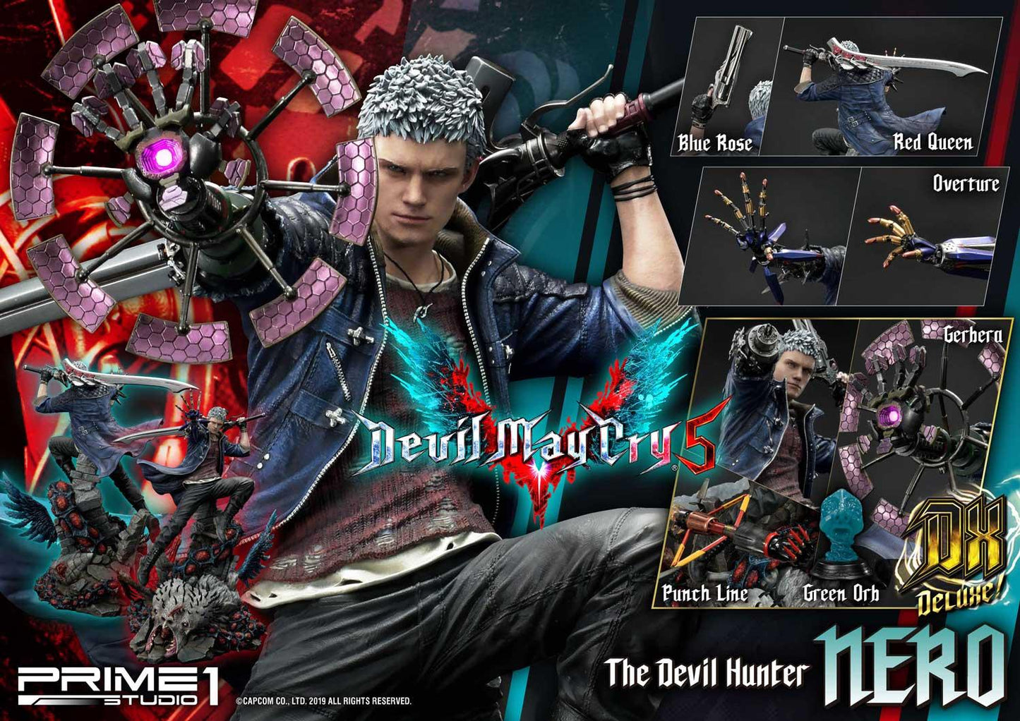 Devil May Cry V Nero Deluxe Version Statue by Prime1 Studios