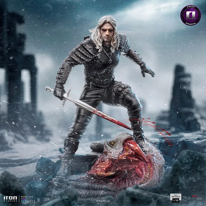 Geralt of Rivia The Witcher Art Scale 1/10 Statue  By Iron Studios