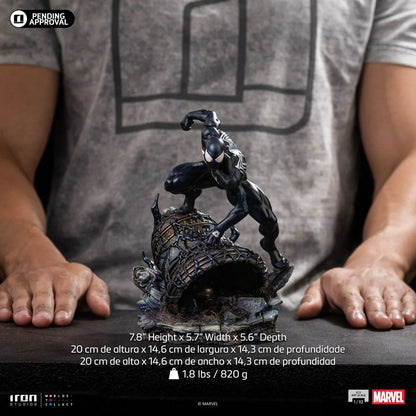 Spider-Man Black Bds Art Statue By Iron Studios