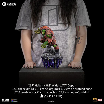 Hulk Deluxe - Infinity Gauntlet Diorama - Art Scale 1/10 By Iron Studios