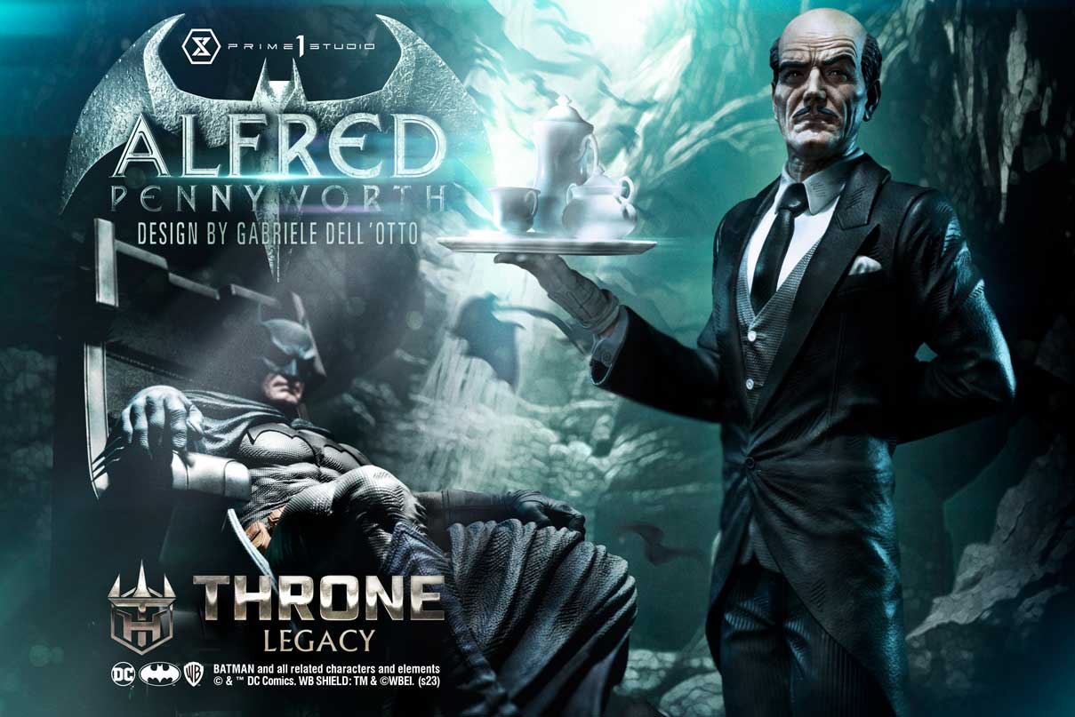 Alfred Pennyworth Throne Legacy Statue By Prime 1 Studios