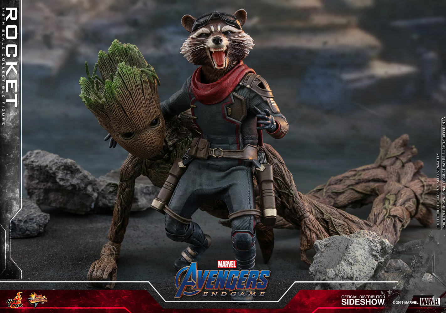 Rocket Sixth Scale Figure by Hot Toys