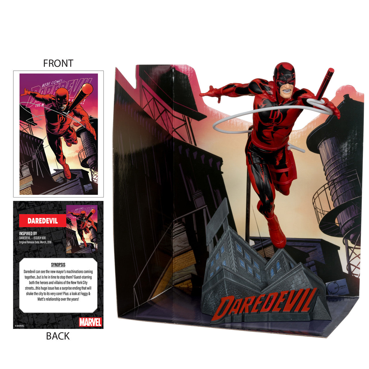 Daredevil (Daredevil #600) Collectible Figure w/Scene by McFarlane