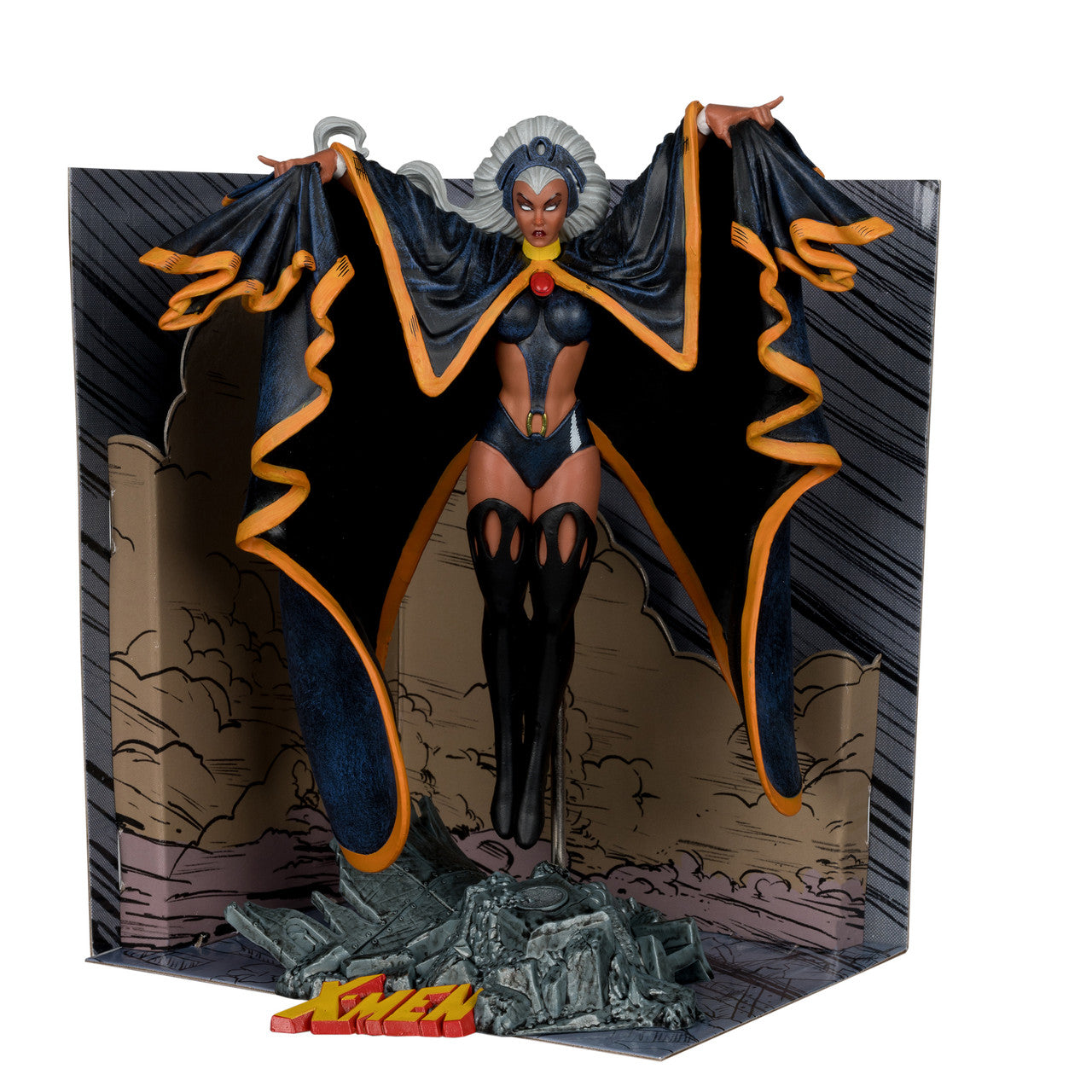 Storm (Marvel Tales Ft. Spider-Man and The X-Men) Collectible Figure w/Scene by McFarlane