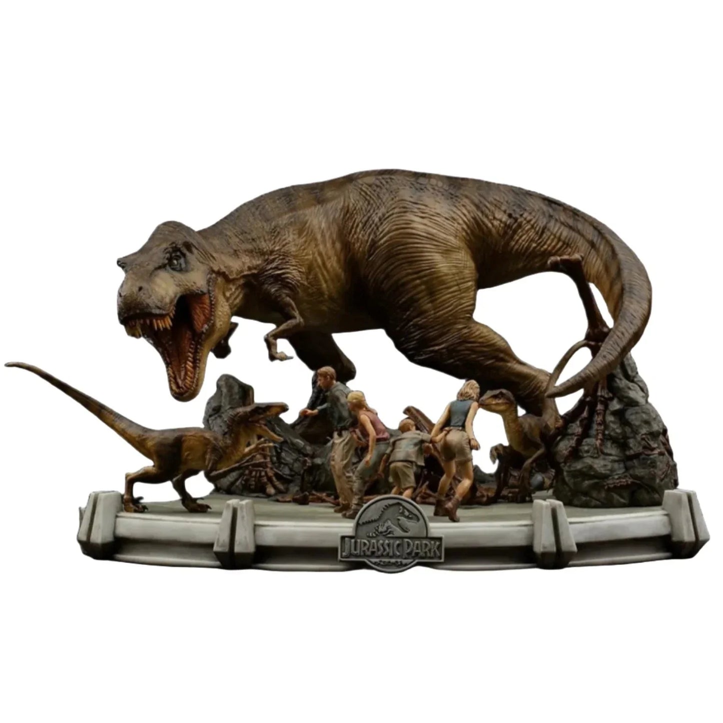 Jurassic Park - The Final Scene Diorama Demi Scale 1/20