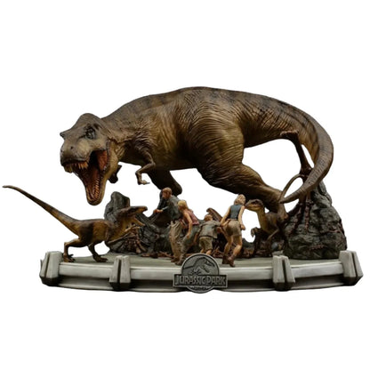 Jurassic Park - The Final Scene Diorama Demi Scale 1/20