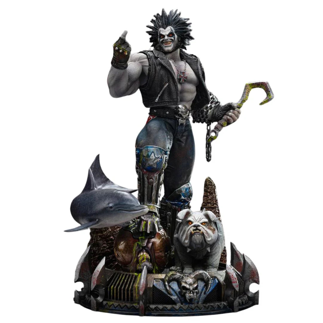 Lobo Unleashed Art Statue By Iron Studios