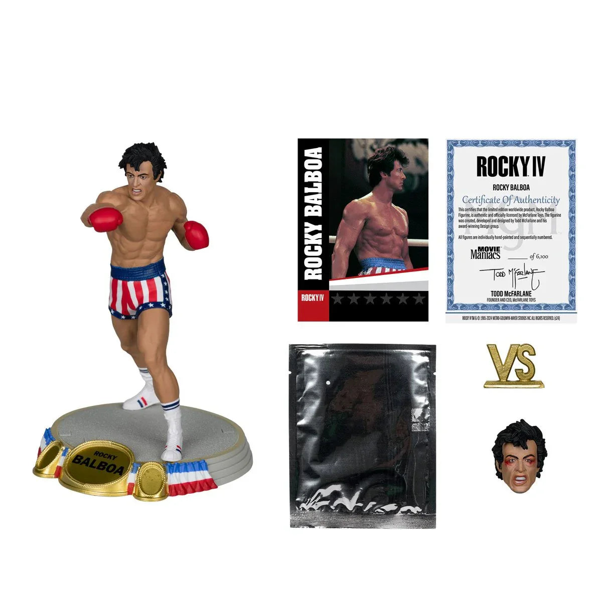 Rocky Balboa ( Rocky IV) Movie Maniacs By Mcfarlane