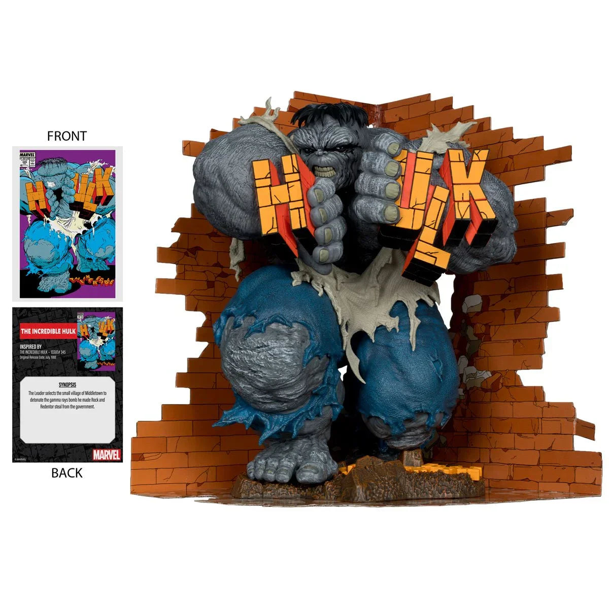 The Incredible Hulk #345 1:6 Scale Posed Figure with Scene