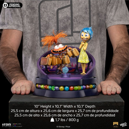 Inside Out 2 - Joy & Anxiety Deluxe 1/10 Statue by Iron Studios