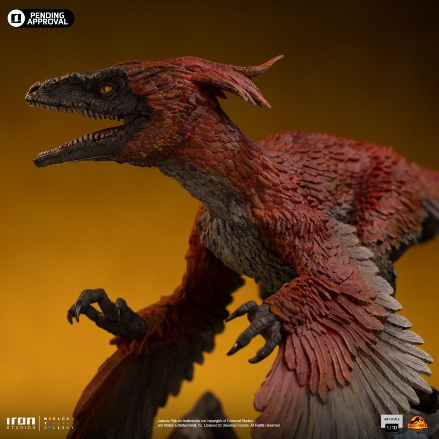 Pyroraptor - Jurassic World: Dominion 1/10 Statue