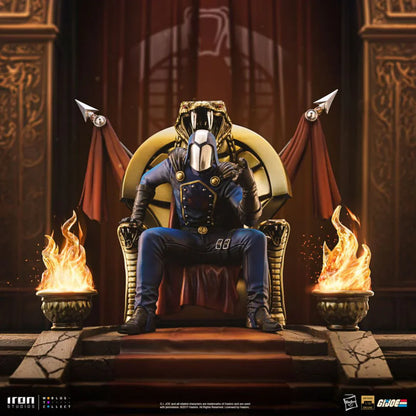 GIJOE Cobra Commander Statue By Iron Studios