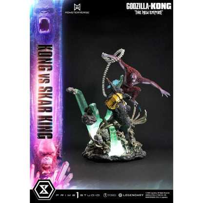 Godzilla X Kong The New Empire Kong Vs Skar King Statue By Prime1 Studios
