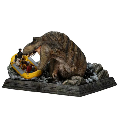 T-Rex River Attack Demi Art Scale Statue By Iron Studios