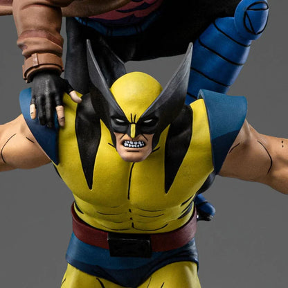 Gambit & Wolverine Deluxe Statue By Iron Studios