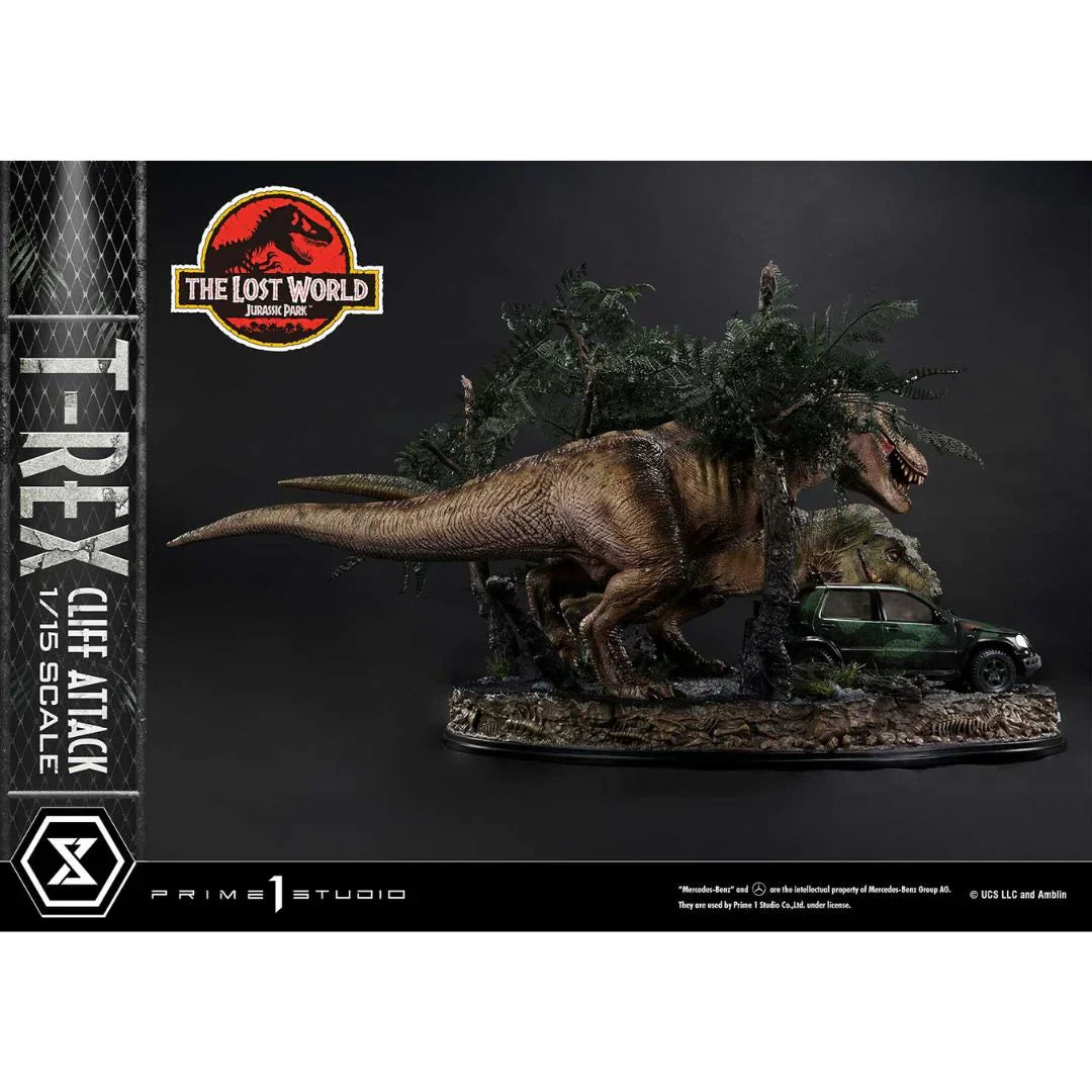 The Lost World: Jurassic Park (Film) T-Rex Cliff Attack By Prime1 Studio