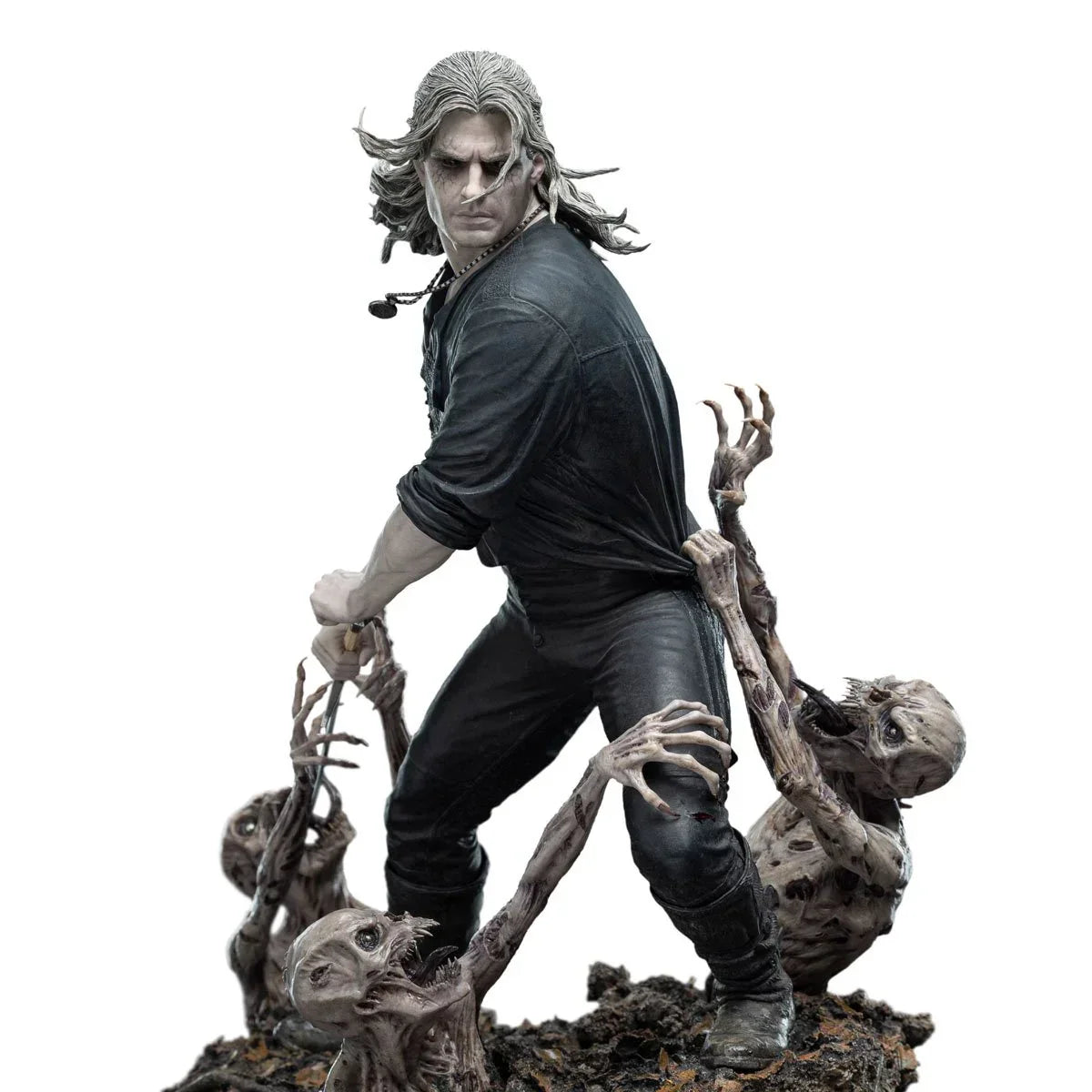 The Witcher Geralt The White Wolf Statue by Weta