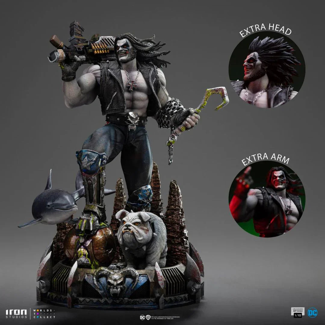 Lobo Unleashed Art Statue By Iron Studios