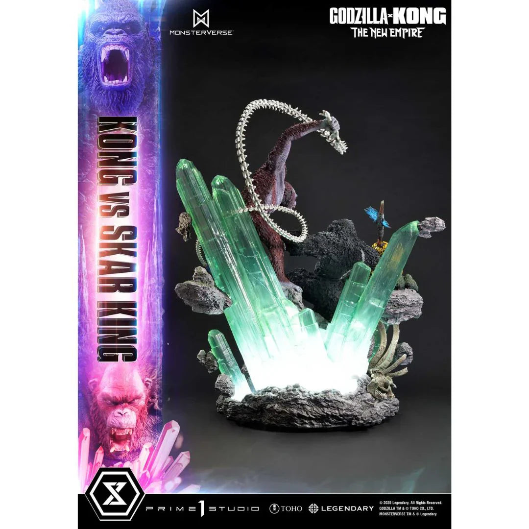 Godzilla X Kong The New Empire Kong Vs Skar King Statue By Prime1 Studios
