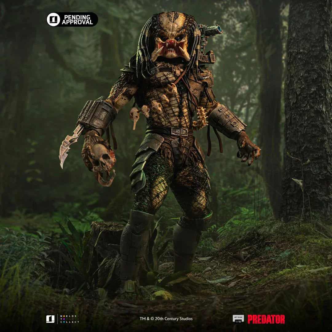 Predator Jungle Hunter Predator Art Statue By Iron Studios