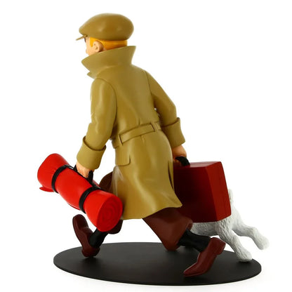 Tintin Resin Collectible Statue - They Are Arriving