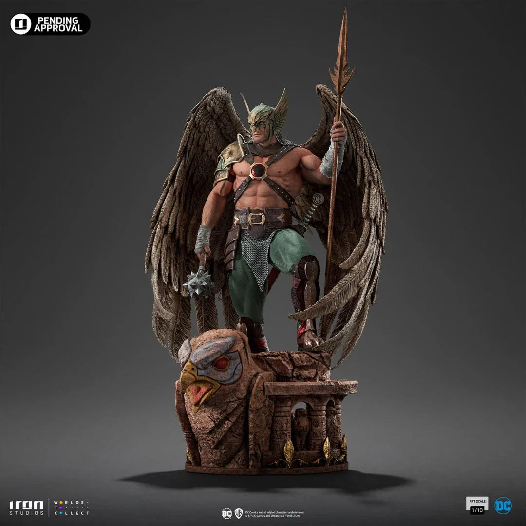 Hawkman 10th Anniversary Statue By Iron Studios