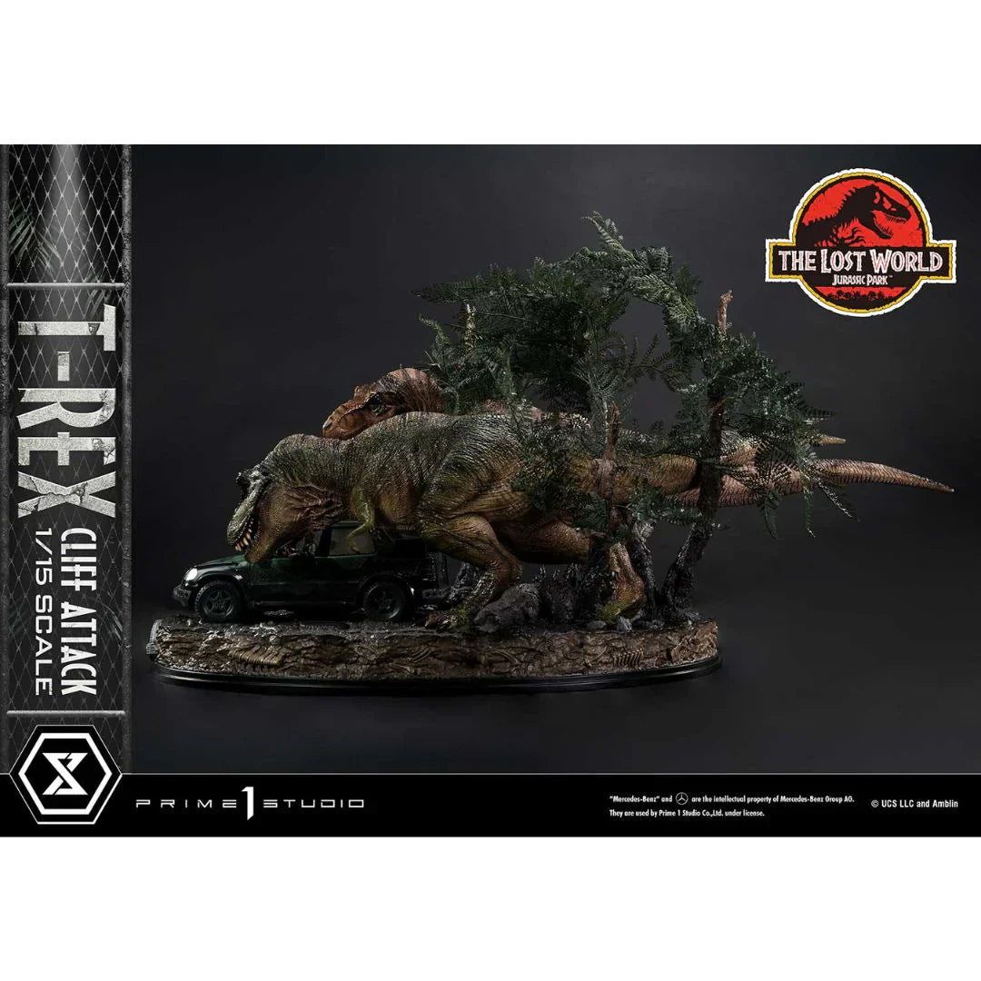 The Lost World: Jurassic Park (Film) T-Rex Cliff Attack By Prime1 Studio