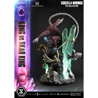 Godzilla X Kong The New Empire Kong Vs Skar King Statue By Prime1 Studios