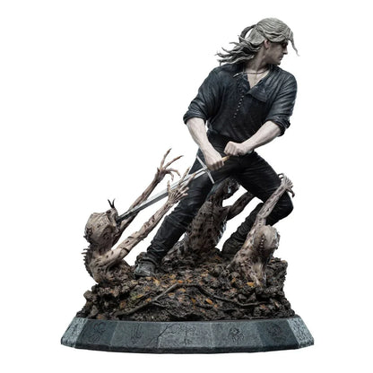 The Witcher Geralt The White Wolf Statue by Weta