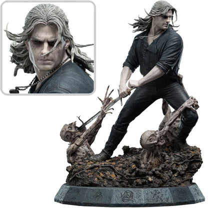 The Witcher Geralt The White Wolf Statue by Weta