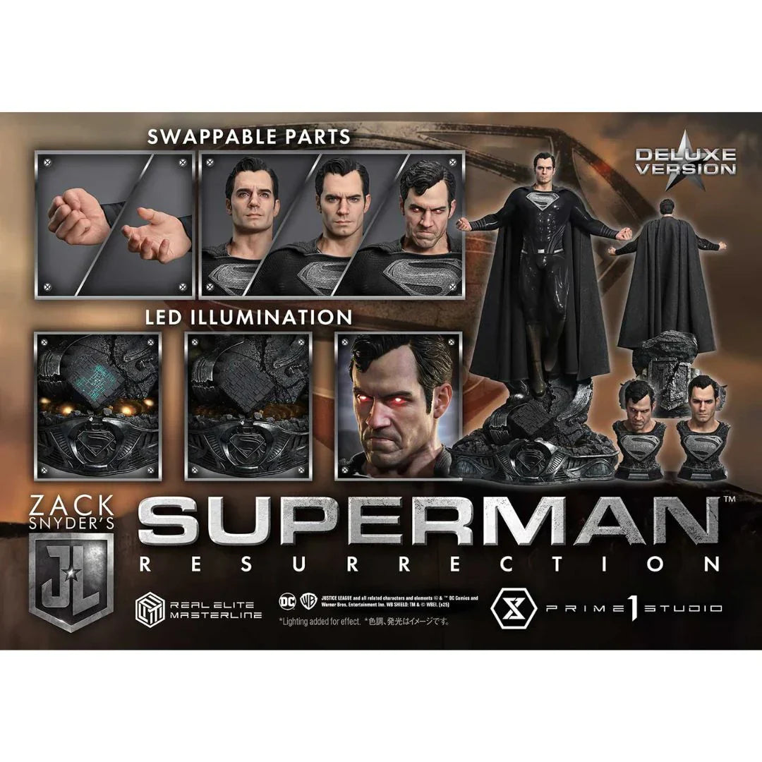 Prime 1 Studio Justice League Superman Knightmare Color Edition DX Bonus Version