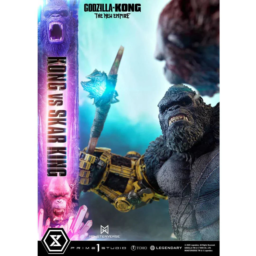 Godzilla X Kong The New Empire Kong Vs Skar King Statue By Prime1 Studios