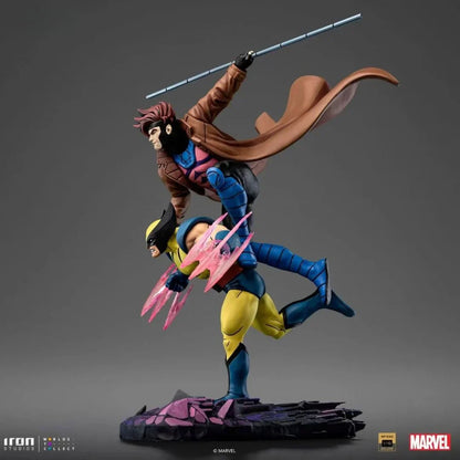 Gambit & Wolverine Deluxe Statue By Iron Studios