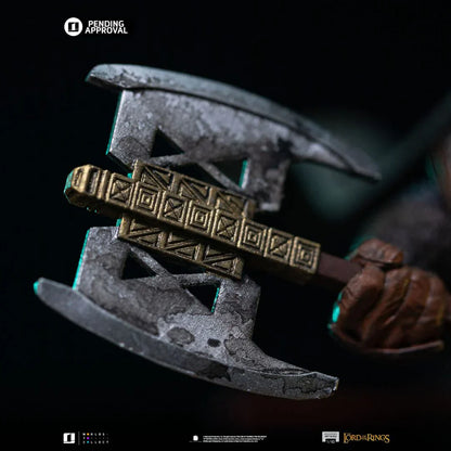 The Lord Of The Rings Gimli Unleashed Art Statue By Iron Studios