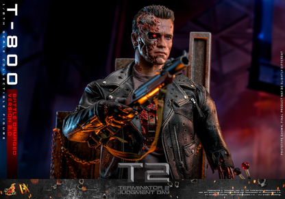T-800 (BATTLE DAMAGED VERSION 2.0) Sixth Scale Figure by Hot Toys