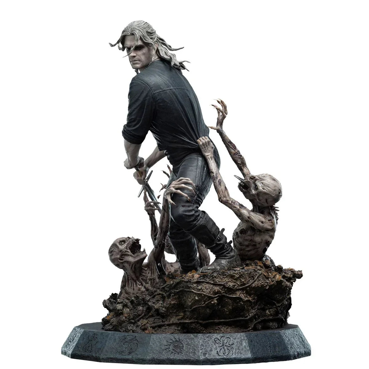 The Witcher Geralt The White Wolf Statue by Weta