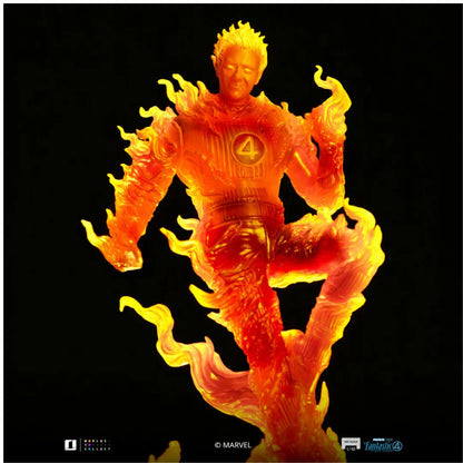 Human Torch Art Scale Statue By Iron Studios