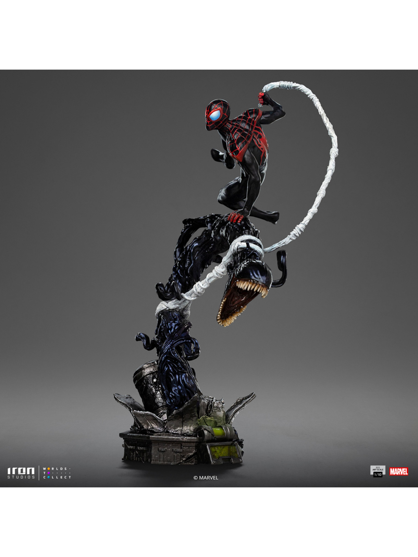 Miles Morales Statue by Iron Studios