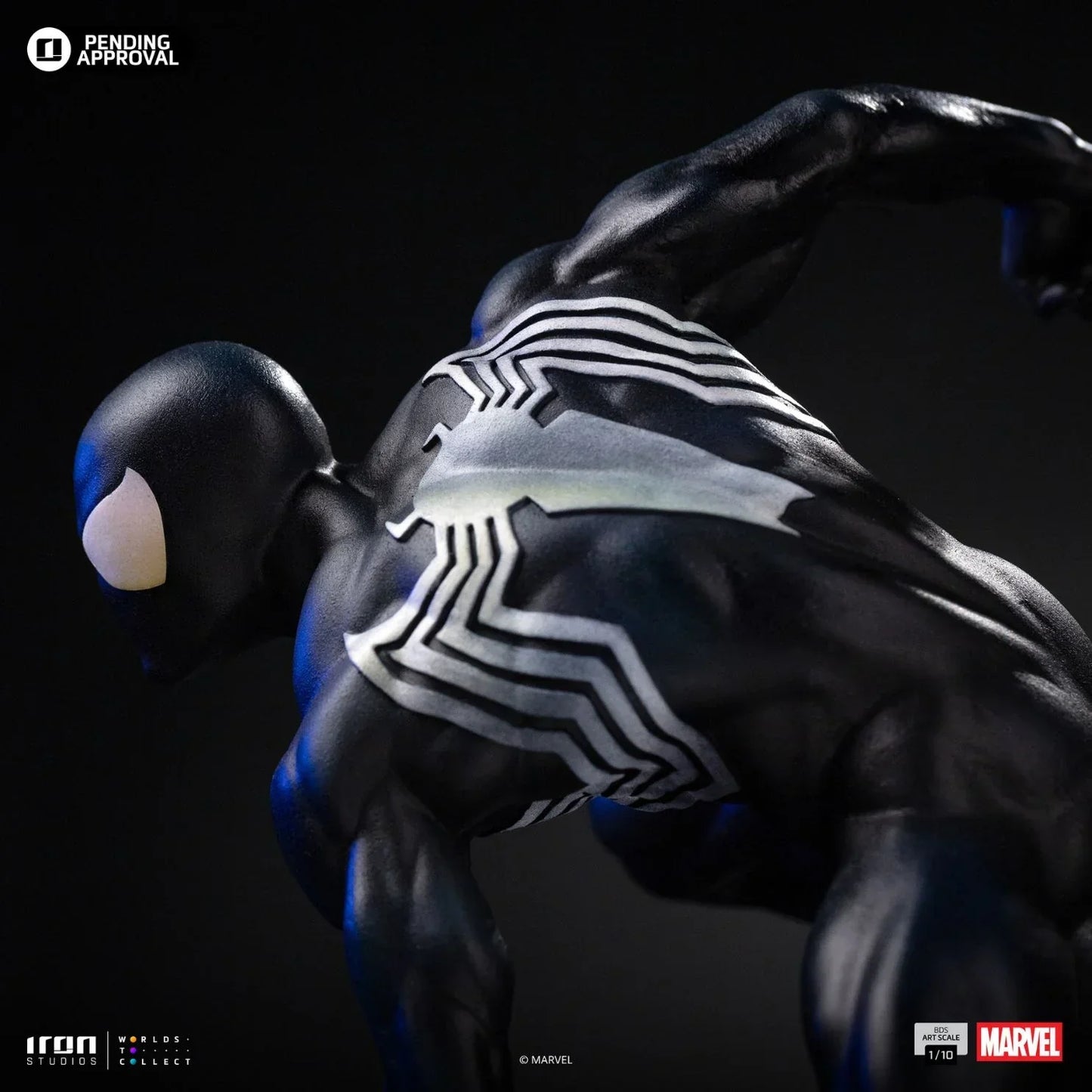 Spider-Man Black Bds Art Statue By Iron Studios
