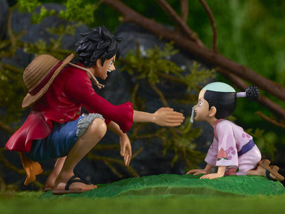 One Piece Ichibansho Revible Moment Monkey D. Luffy & Momonosuke (A New Dawn)