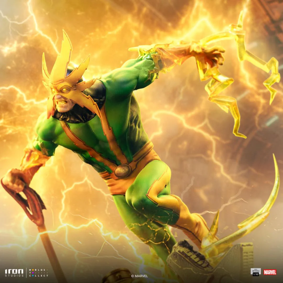 Spider-man Electro Statue By Iron Studios