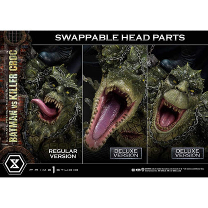 Dc Comics Batman vs. Killer Croc (Deluxe Version) Statue By Prime 1 Studio