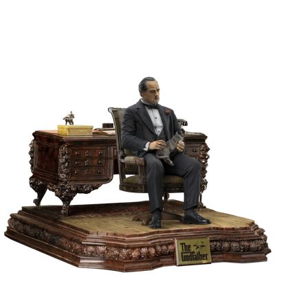 Don Vito Corleone The Godfather Deluxe 1:10 Scale Statue By Iron Studios