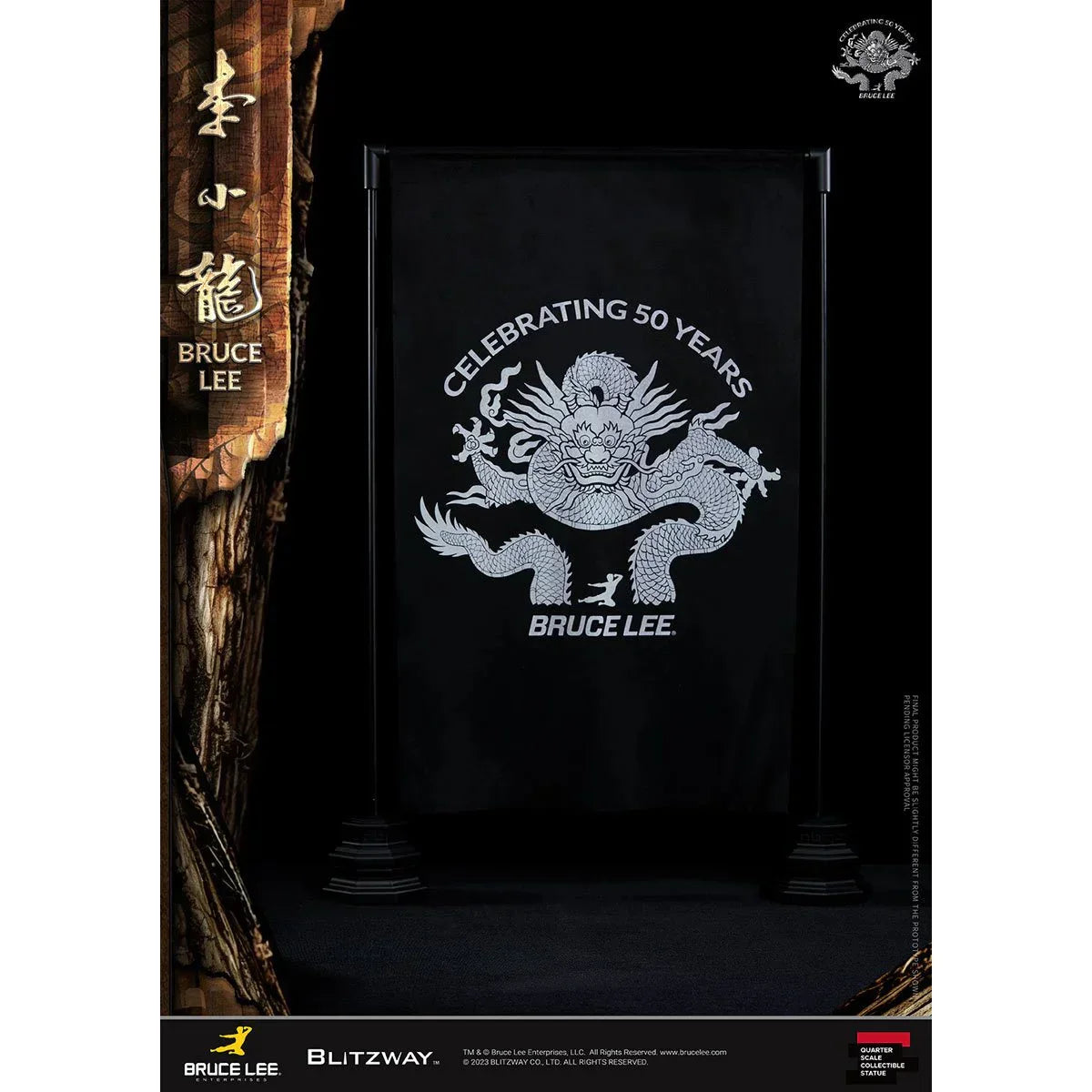 Bruce Lee Tribute 50th Anniversary Superb Scale 1:4 Statue